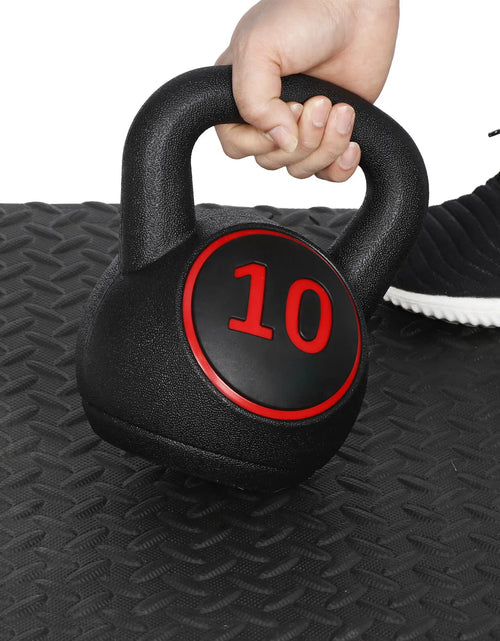 Load image into Gallery viewer, 3-Piece Kettlebell Set Fitness Strength Training Exercise with Base Home Gym
