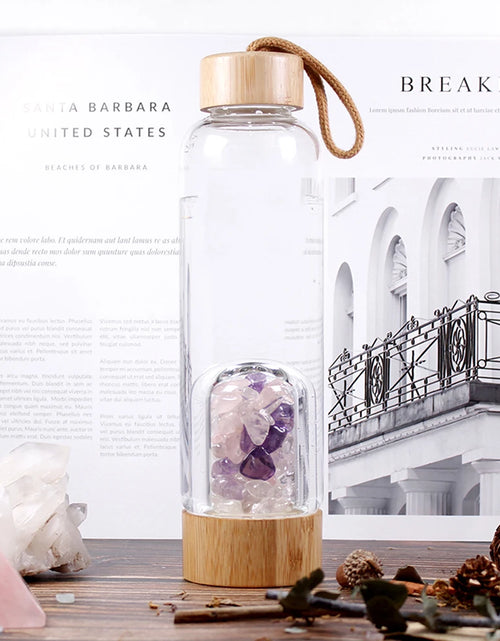 Load image into Gallery viewer, Elixir Quartz Crystal Water Bottle
