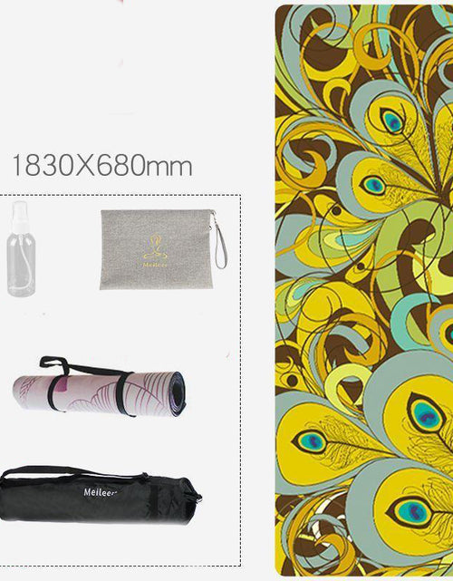 Load image into Gallery viewer, Rubber yoga mat
