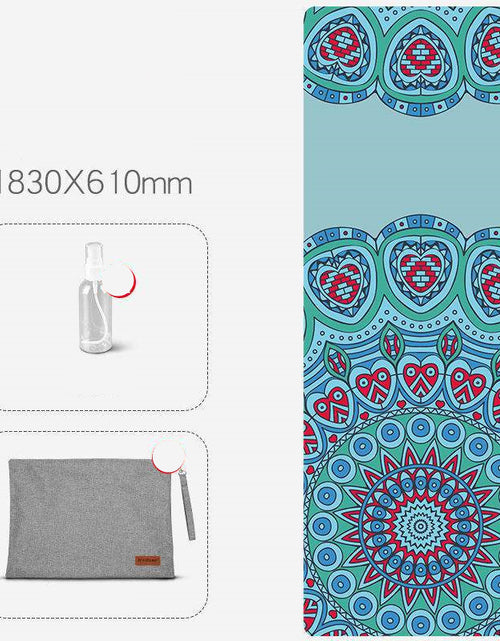 Load image into Gallery viewer, Anti-slip folding yoga mat for yoga beginners
