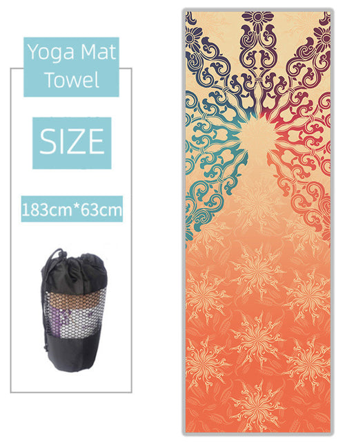 Load image into Gallery viewer, Non-slip Thickened Microfiber Yoga Spread Towel Sweat-absorbing Yoga Mat Towel Yoga Blanket
