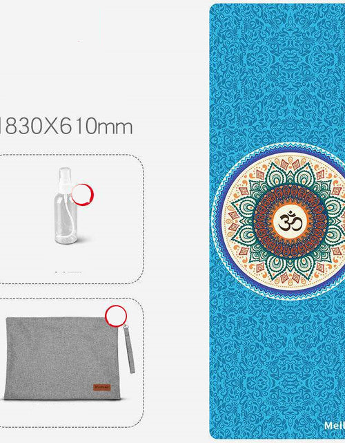 Load image into Gallery viewer, Anti-slip folding yoga mat for yoga beginners
