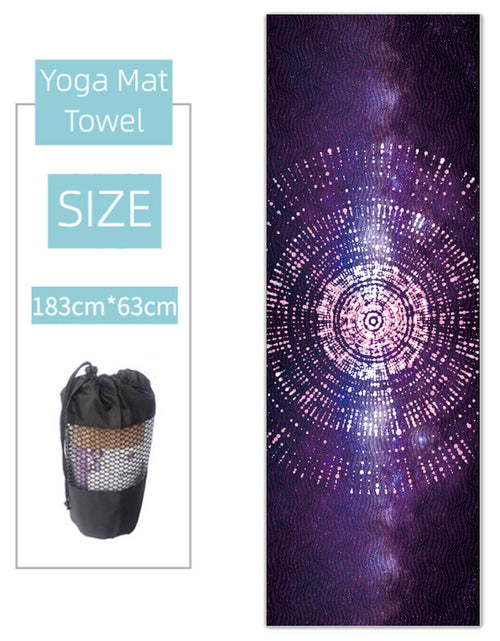 Load image into Gallery viewer, Non-slip Thickened Microfiber Yoga Spread Towel Sweat-absorbing Yoga Mat Towel Yoga Blanket
