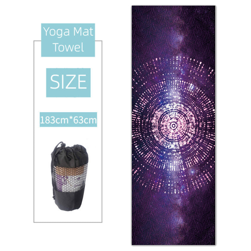 Non-slip Thickened Microfiber Yoga Spread Towel Sweat-absorbing Yoga Mat Towel Yoga Blanket