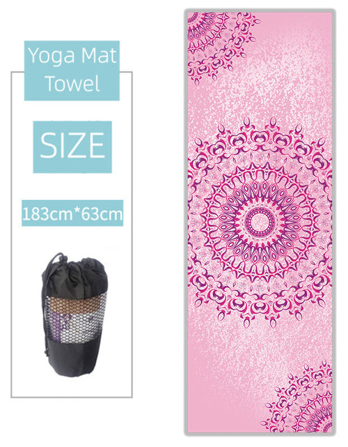 Load image into Gallery viewer, Non-slip Thickened Microfiber Yoga Spread Towel Sweat-absorbing Yoga Mat Towel Yoga Blanket
