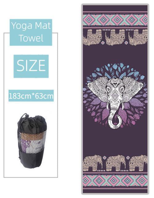 Load image into Gallery viewer, Non-slip Thickened Microfiber Yoga Spread Towel Sweat-absorbing Yoga Mat Towel Yoga Blanket
