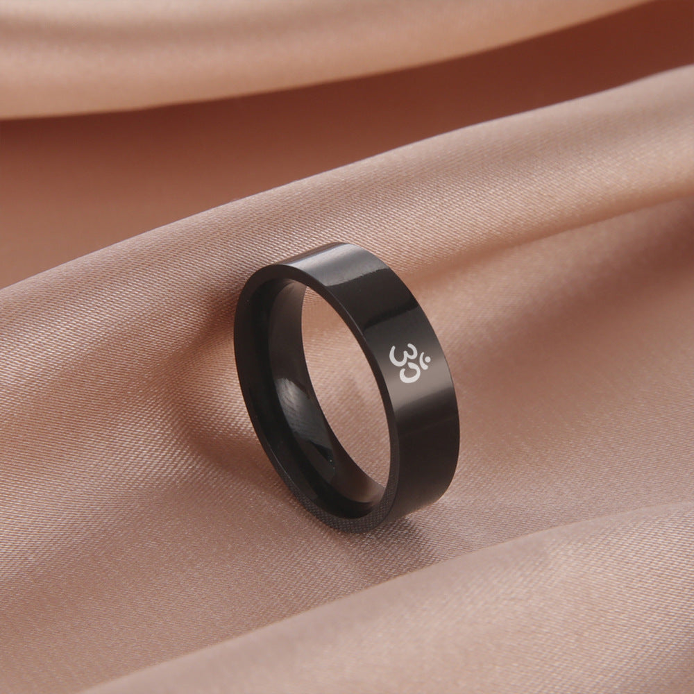 Stainless Steel Yoga Ring For Men Women Yoga