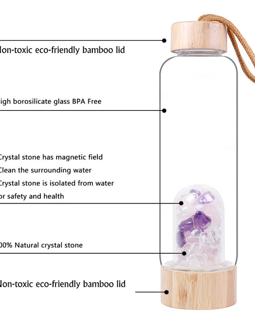 Load image into Gallery viewer, Elixir Quartz Crystal Water Bottle
