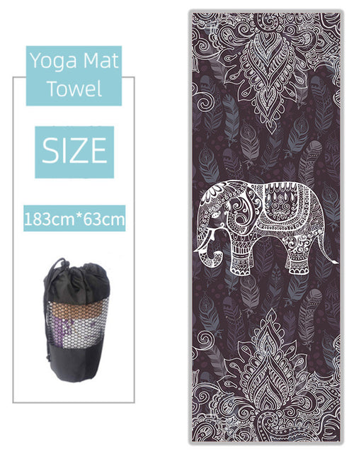 Load image into Gallery viewer, Non-slip Thickened Microfiber Yoga Spread Towel Sweat-absorbing Yoga Mat Towel Yoga Blanket
