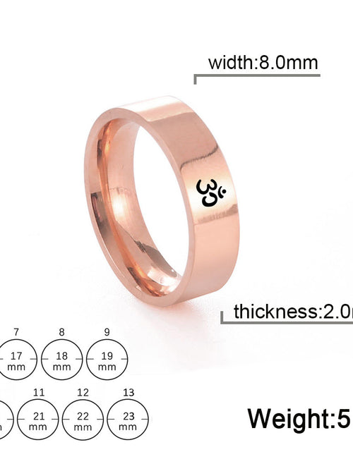 Load image into Gallery viewer, Stainless Steel Yoga Ring For Men Women Yoga
