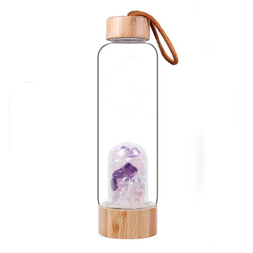 Load image into Gallery viewer, Elixir Quartz Crystal Water Bottle
