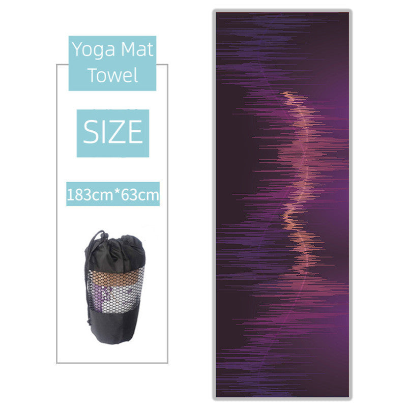 Non-slip Thickened Microfiber Yoga Spread Towel Sweat-absorbing Yoga Mat Towel Yoga Blanket