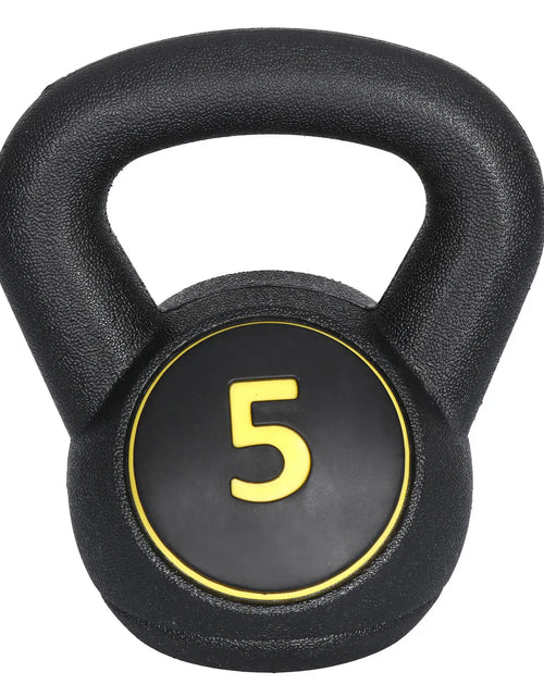 Load image into Gallery viewer, 3-Piece Kettlebell Set Fitness Strength Training Exercise with Base Home Gym
