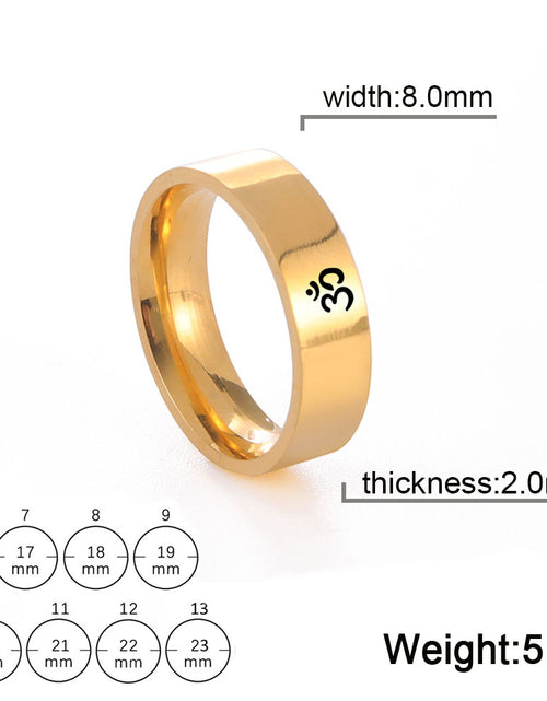 Load image into Gallery viewer, Stainless Steel Yoga Ring For Men Women Yoga
