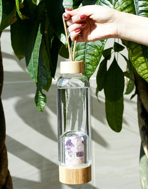 Load image into Gallery viewer, Elixir Quartz Crystal Water Bottle
