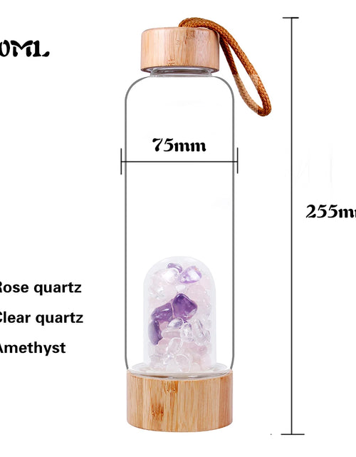 Load image into Gallery viewer, Elixir Quartz Crystal Water Bottle
